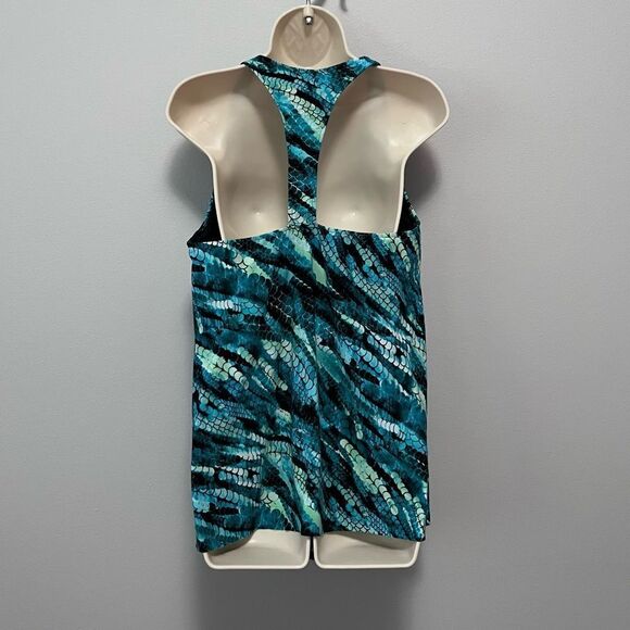 Magicsuit Aquarius Taylor Multi-Color Tankini Swim Top Size 14 - Picture 3 of 7